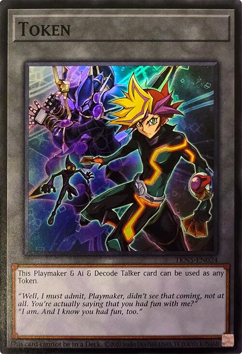 Token (Playmaker & Ai & Decode Talker) [TKN5-EN024] Super Rare | Exor Games Summserside