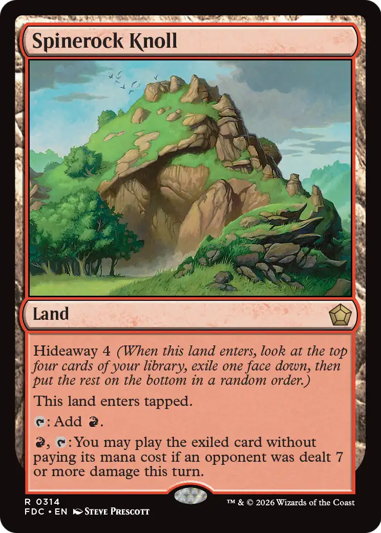 Spinerock Knoll [Foundations Commander] | Exor Games Summserside