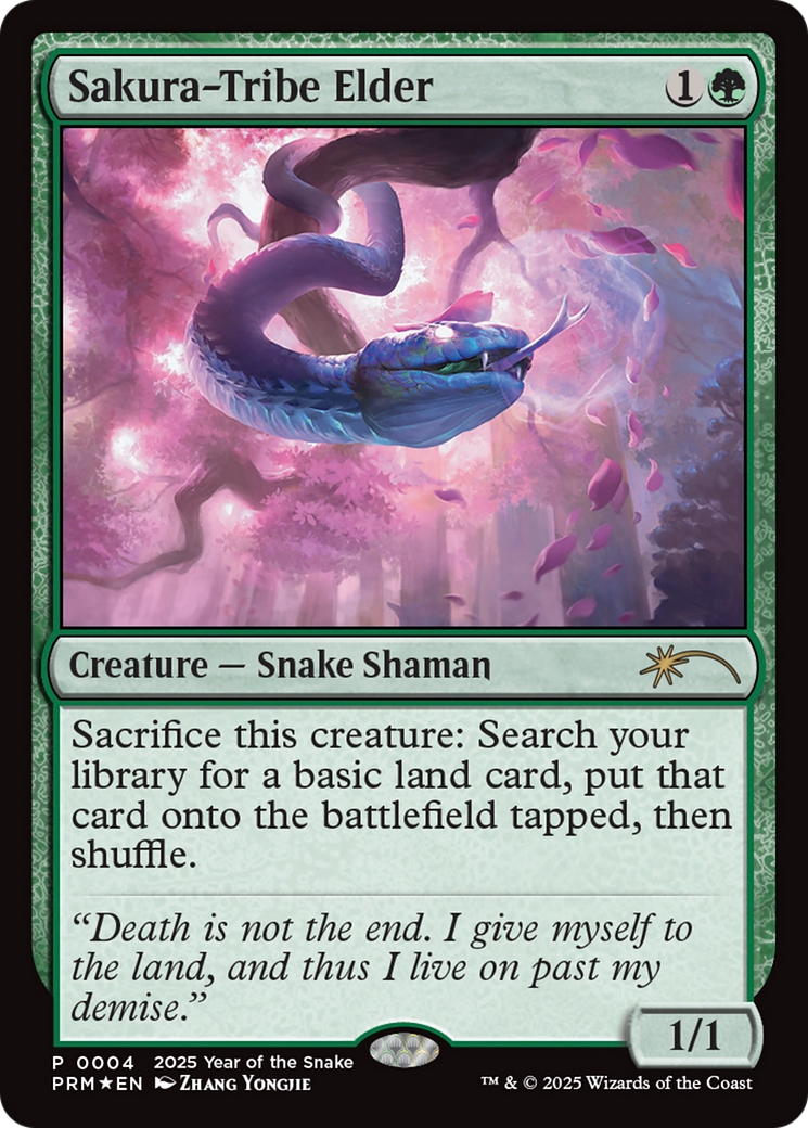 Sakura-Tribe Elder (Year of the Snake 2025) [Standard Showdown Promos] | Exor Games Summserside
