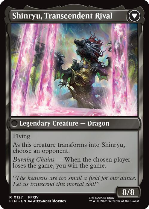 Zenos yae Galvus // Shinryu, Transcendent Rival [FINAL FANTASY] | Exor Games Summserside