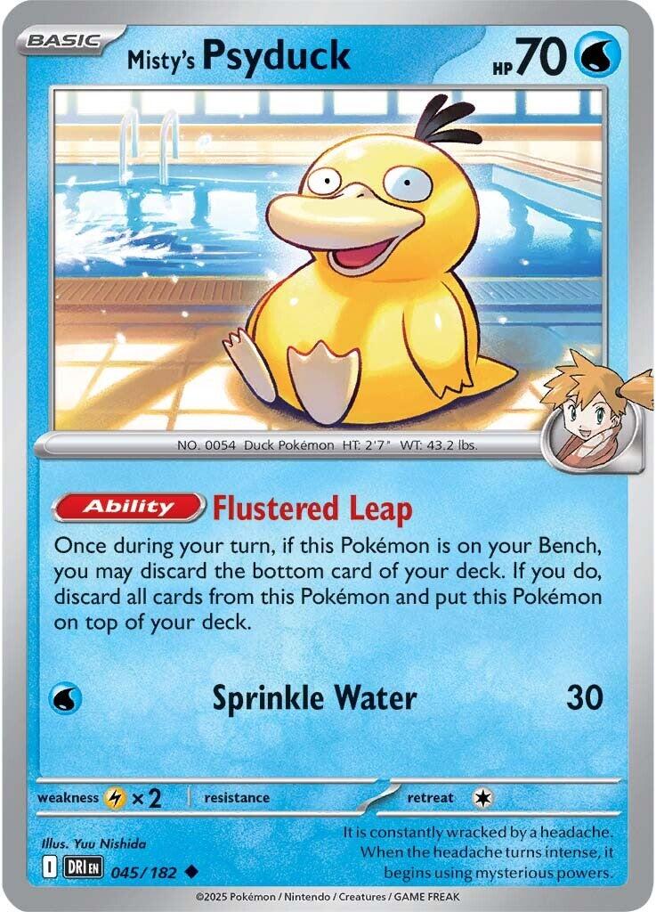 Misty's Psyduck (045/182) [Scarlet & Violet: Destined Rivals] | Exor Games Summserside