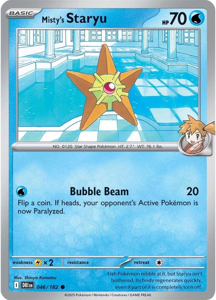 Misty's Staryu (046/182) [Scarlet & Violet: Destined Rivals] | Exor Games Summserside