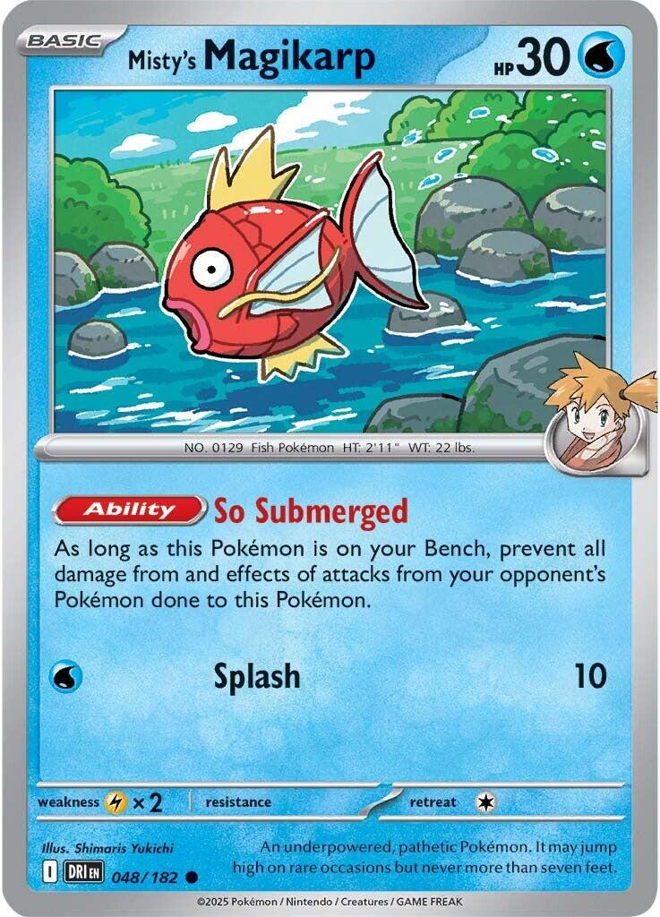 Misty's Magikarp (048/182) [Scarlet & Violet: Destined Rivals] | Exor Games Summserside