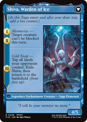 Jill, Shiva's Dominant // Shiva, Warden of Ice (Extended Art) [FINAL FANTASY] | Exor Games Summserside