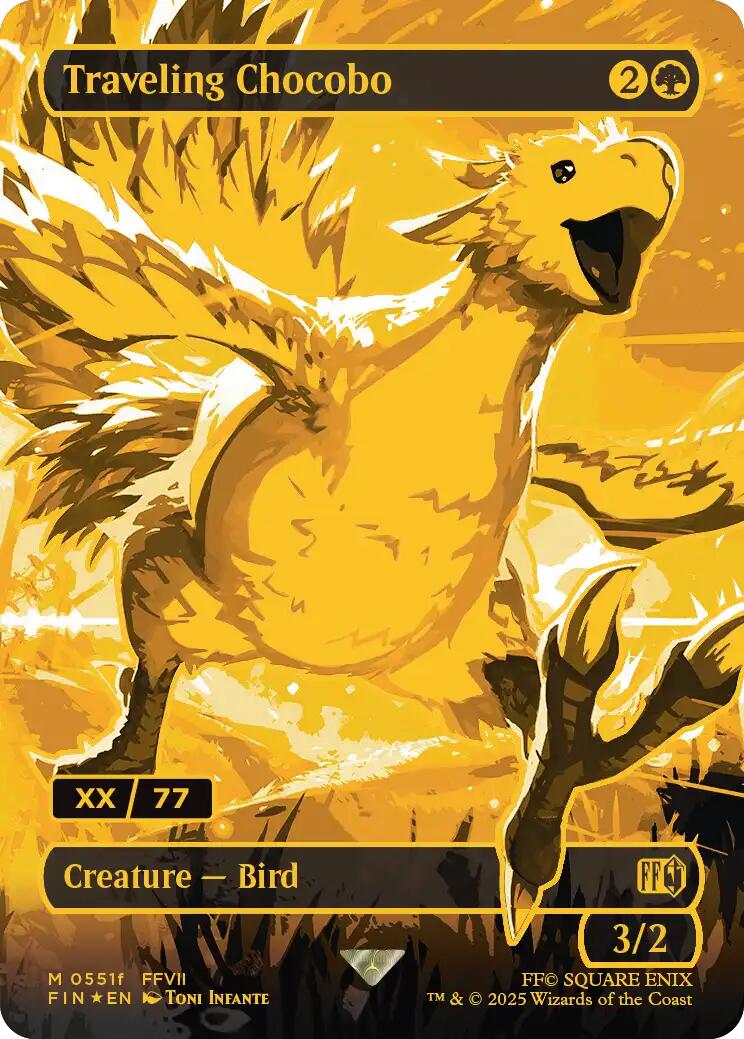 Traveling Chocobo (Borderless) (Serial Numbered) [FINAL FANTASY] | Exor Games Summserside
