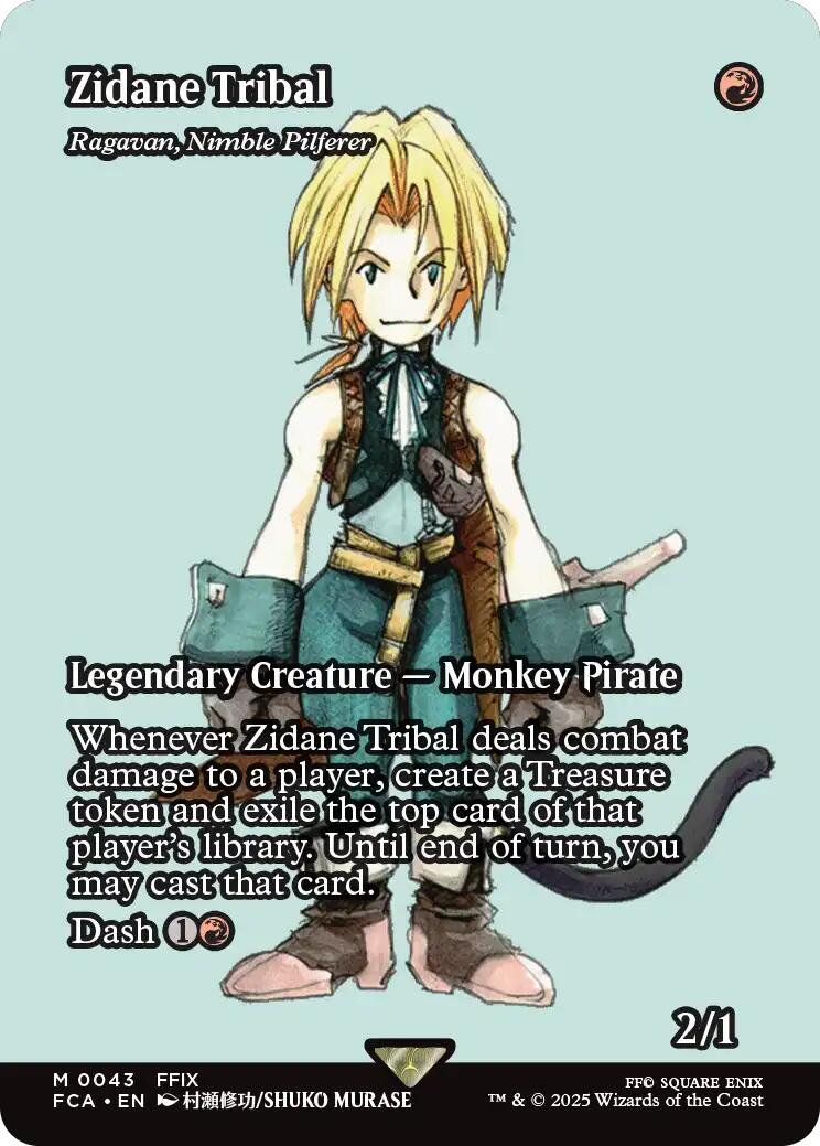 Zidane Tribal - Ragavan, Nimble Pilferer (Showcase) [FINAL FANTASY : Through the Ages] | Exor Games Summserside