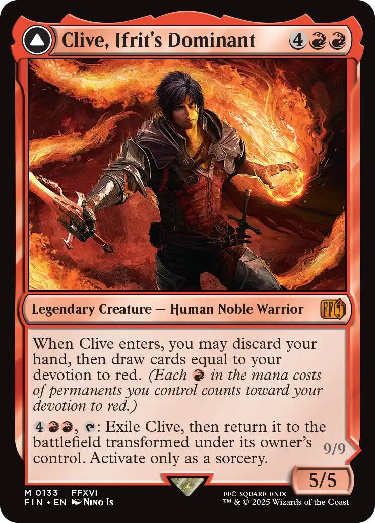 Clive, Ifrit's Dominant // Ifrit, Warden of Inferno [FINAL FANTASY] | Exor Games Summserside
