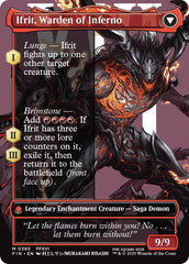 Clive, Ifrit's Dominant // Ifrit, Warden of Inferno (Borderless) (0385) [FINAL FANTASY] | Exor Games Summserside