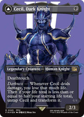 Cecil, Dark Knight // Cecil, Redeemed Paladin (Borderless) (Surge Foil) [FINAL FANTASY] | Exor Games Summserside