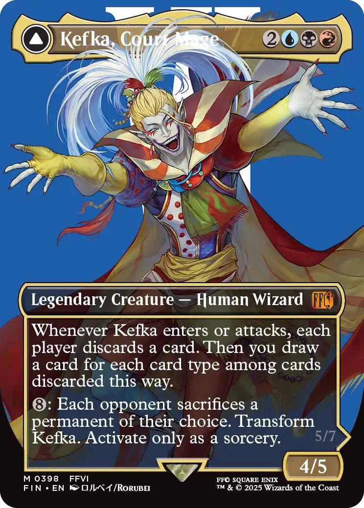 Kefka, Court Mage // Kefka, Ruler of Ruin (Borderless) (0398) [FINAL FANTASY] | Exor Games Summserside