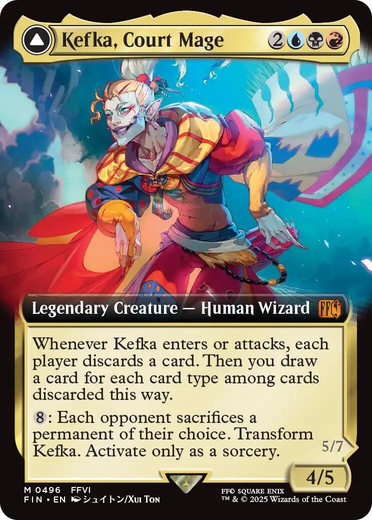 Kefka, Court Mage // Kefka, Ruler of Ruin (Extended Art) [FINAL FANTASY] | Exor Games Summserside