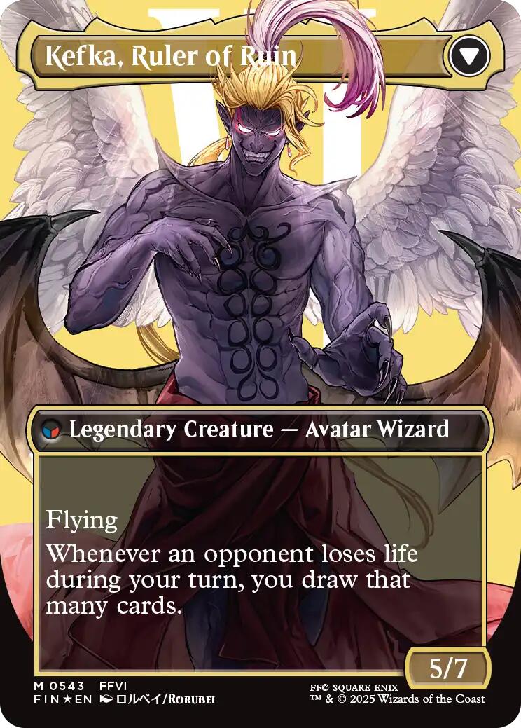 Kefka, Court Mage // Kefka, Ruler of Ruin (Borderless) (Surge Foil) [FINAL FANTASY] | Exor Games Summserside