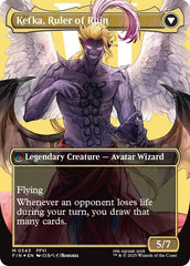 Kefka, Court Mage // Kefka, Ruler of Ruin (Borderless) (Surge Foil) [FINAL FANTASY] | Exor Games Summserside