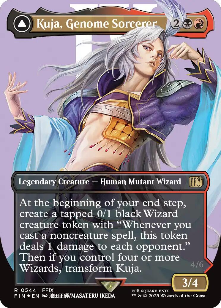 Kuja, Genome Sorcerer // Trance Kuja, Fate Defied (Borderless) (Surge Foil) [FINAL FANTASY] | Exor Games Summserside