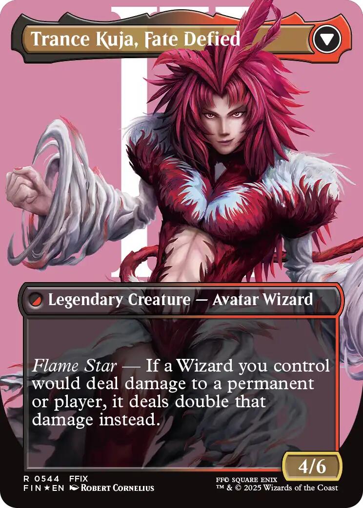 Kuja, Genome Sorcerer // Trance Kuja, Fate Defied (Borderless) (Surge Foil) [FINAL FANTASY] | Exor Games Summserside
