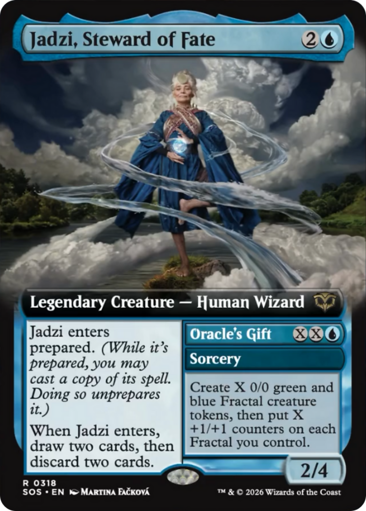 Jadzi, Steward of Fate (Extended Art) [Secrets of Strixhaven] | Exor Games Summserside