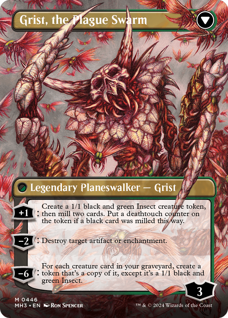 Grist, Voracious Larva // Grist, the Plague Swarm (Borderless) [Modern Horizons 3] | Exor Games Summserside