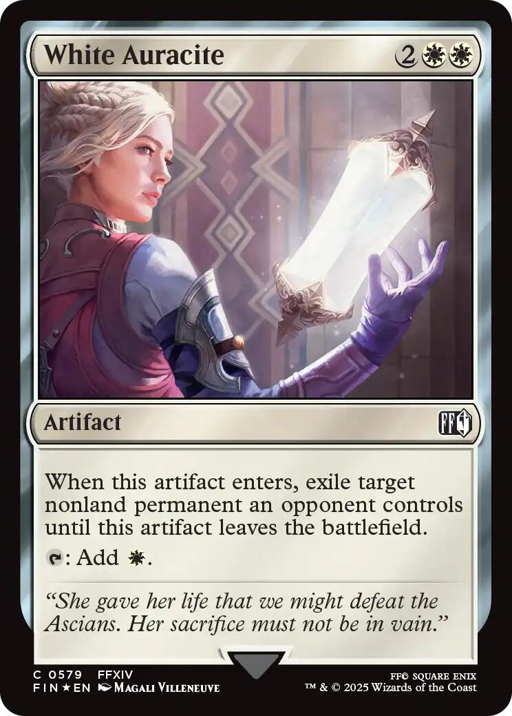 White Auracite (Surge Foil) [FINAL FANTASY] | Exor Games Summserside