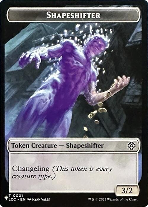 Shapeshifter // Cat Double-Sided Token [Secret Lair Drop Series] | Exor Games Summserside