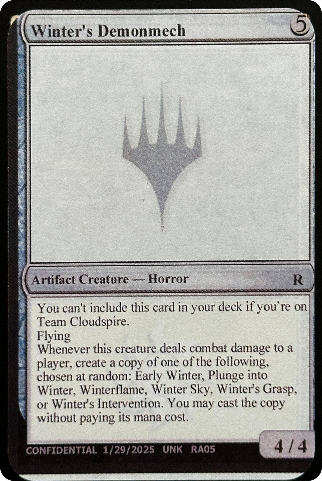 Winter's Demonmech [Unknown Event] | Exor Games Summserside