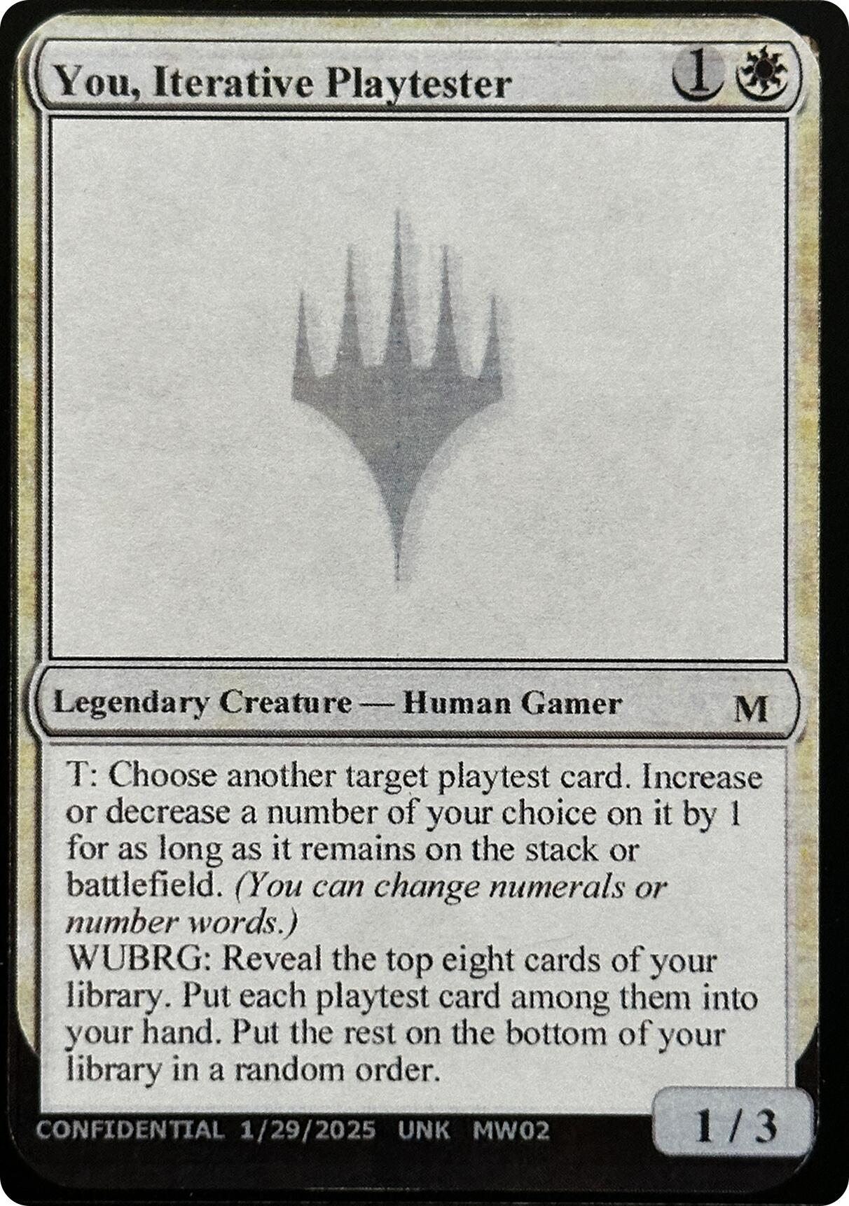 You, Iterative Playtester [Unknown Event] | Exor Games Summserside