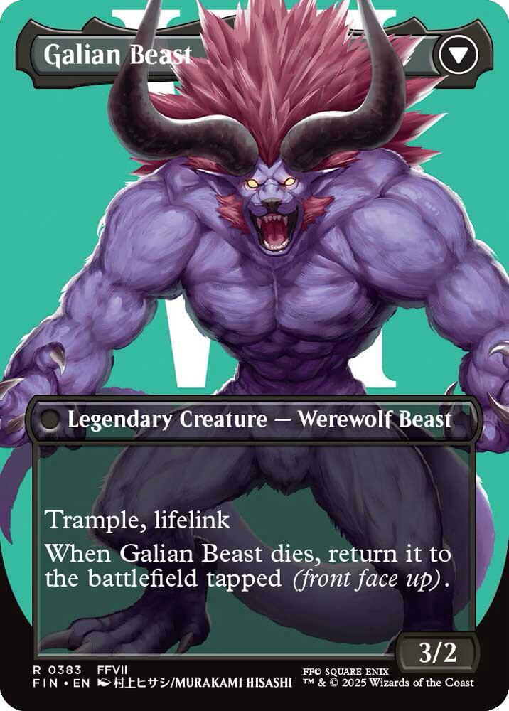 Vincent Valentine // Galian Beast (Borderless) [FINAL FANTASY] | Exor Games Summserside