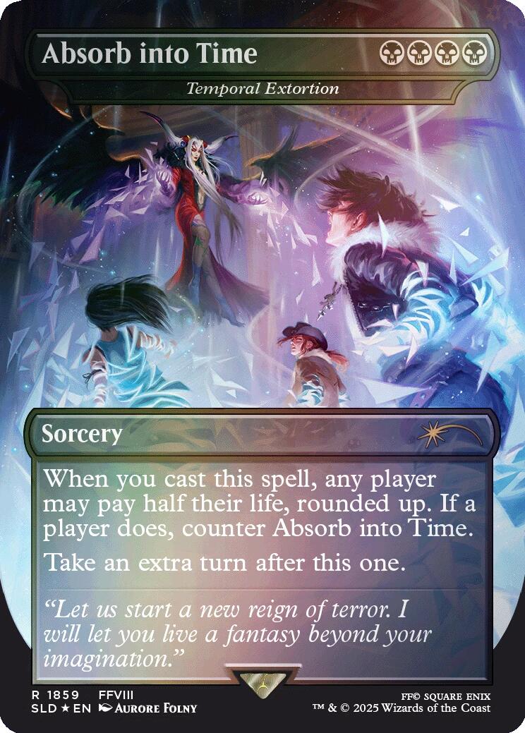 Absorb into Time - Temporal Extortion (Rainbow Foil) [Secret Lair Drop Series] | Exor Games Summserside