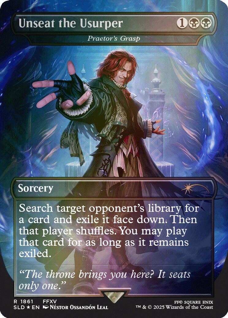 Unseat the Usurper - Praetor's Grasp (Rainbow Foil) [Secret Lair Drop Series] | Exor Games Summserside