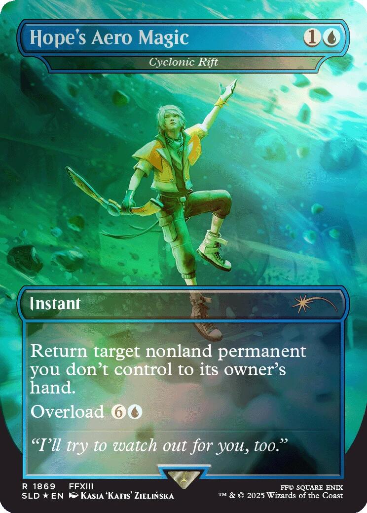 Hope's Aero Magic - Cyclonic Rift (Rainbow Foil) [Secret Lair Drop Series] | Exor Games Summserside