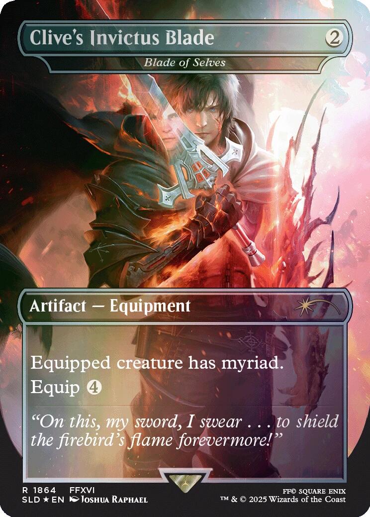 Clive's Invictus Blade - Blade of Selves (Rainbow Foil) [Secret Lair Drop Series] | Exor Games Summserside