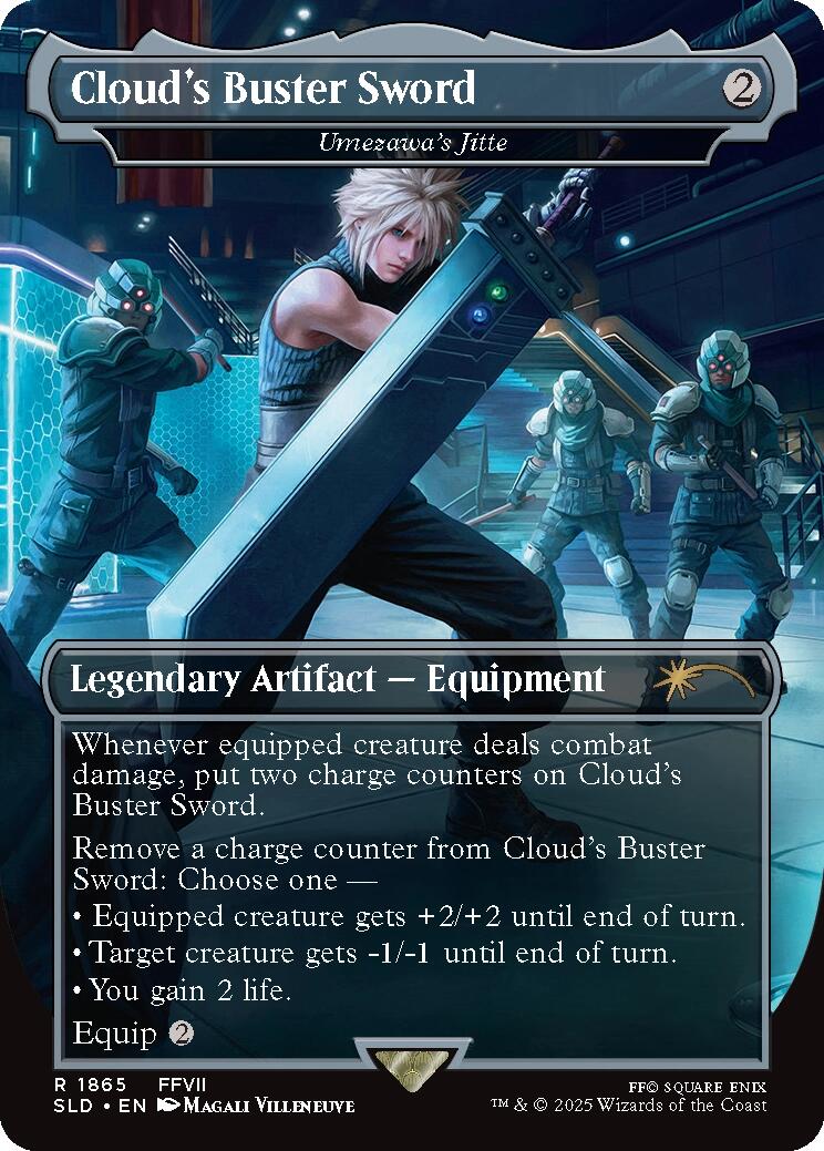 Cloud's Buster Sword - Umezawa's Jitte [Secret Lair Drop Series] | Exor Games Summserside