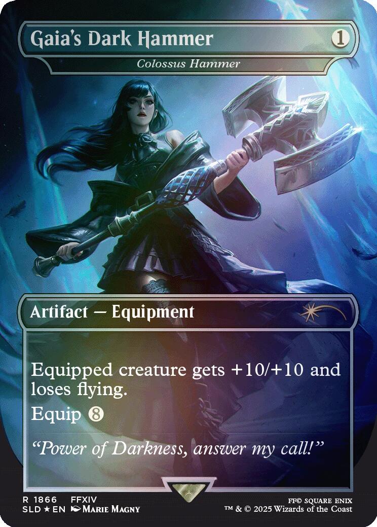Gaia's Dark Hammer - Colossus Hammer (Rainbow Foil) [Secret Lair Drop Series] | Exor Games Summserside