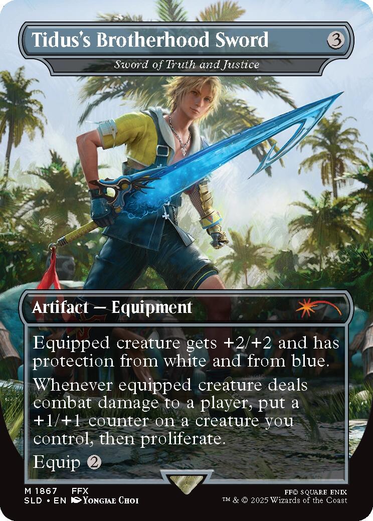 Tidus's Brotherhood Sword - Sword of Truth and Justice [Secret Lair Drop Series] | Exor Games Summserside