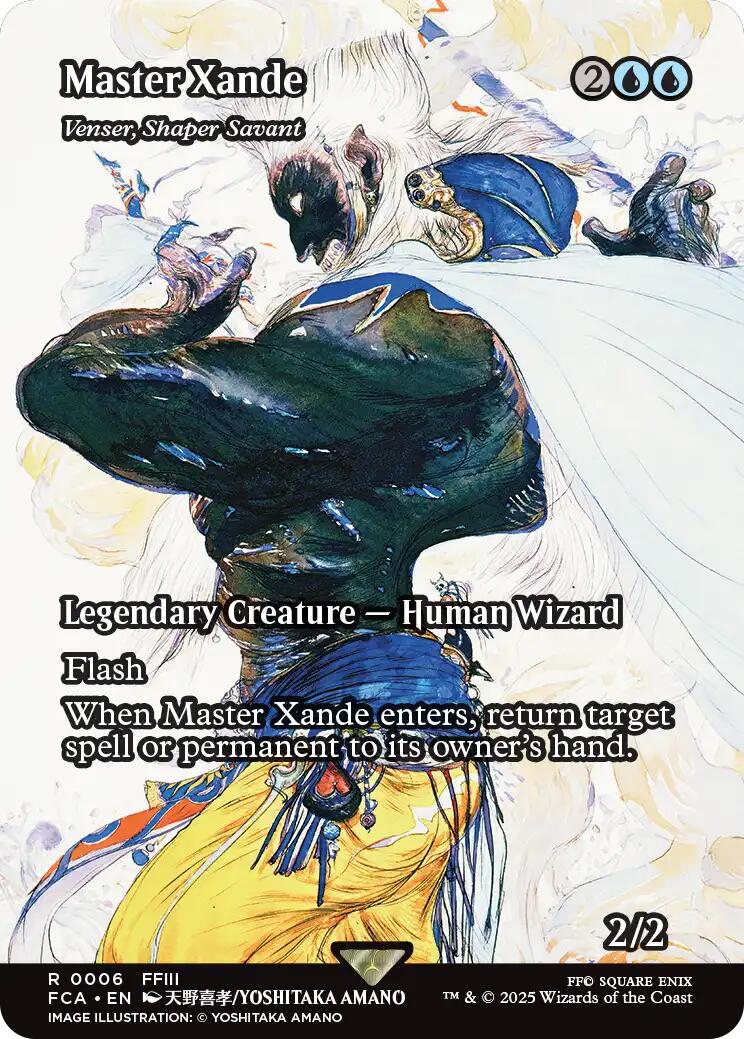Master Xande - Venser, Shaper Savant (Showcase) [FINAL FANTASY : Through the Ages] | Exor Games Summserside