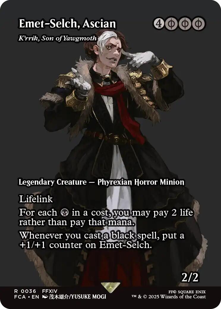 Emet-Selch, Ascian - K'rrik, Son of Yawgmoth (Showcase) [FINAL FANTASY : Through the Ages] | Exor Games Summserside