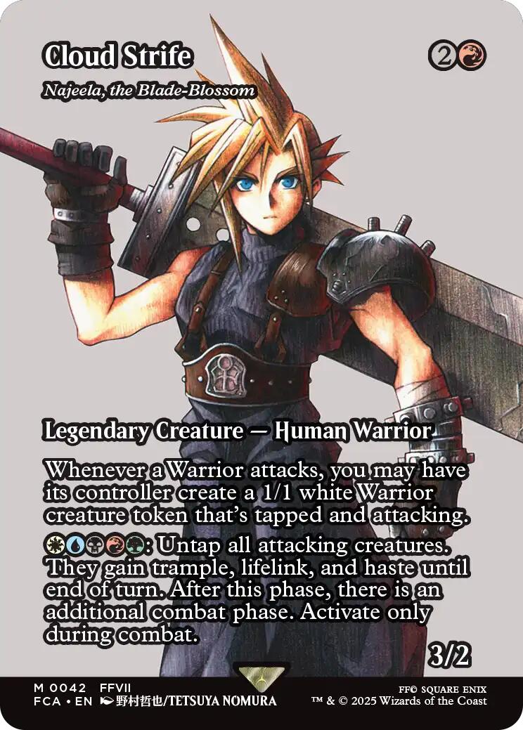 Cloud Strife - Najeela, the Blade-Blossom (Showcase) [FINAL FANTASY : Through the Ages] | Exor Games Summserside