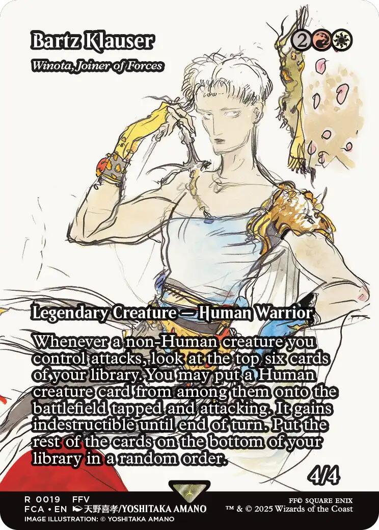 Bartz Klauser - Winota, Joiner of Forces (Showcase) [FINAL FANTASY : Through the Ages] | Exor Games Summserside