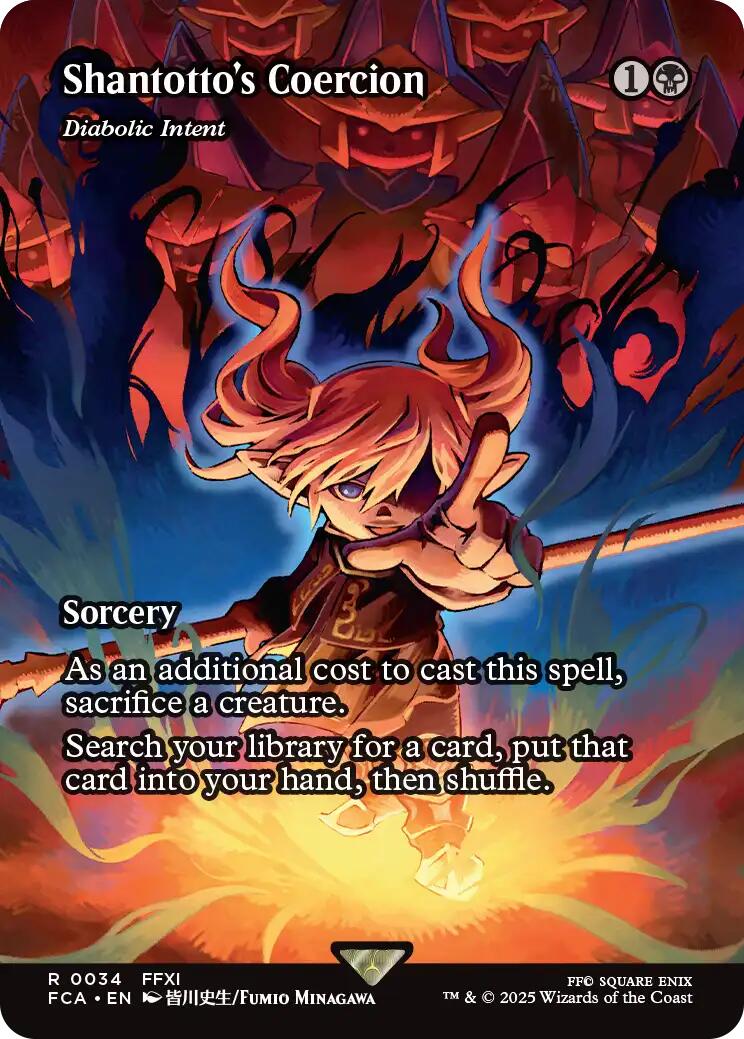Shantotto's Coercion - Diabolic Intent (Showcase) [FINAL FANTASY : Through the Ages] | Exor Games Summserside