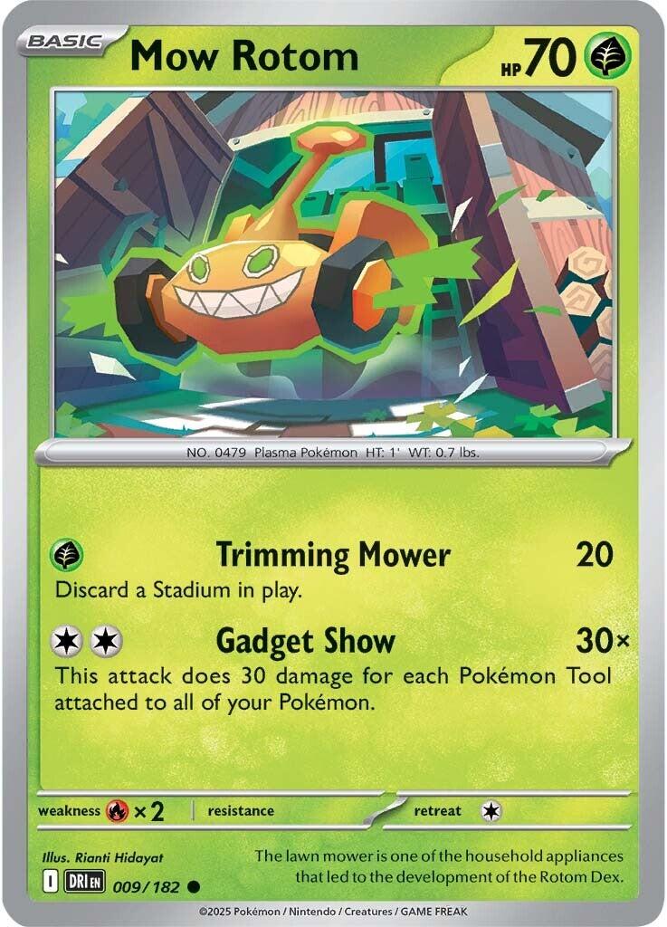 Mow Rotom (009/182) [Scarlet & Violet: Destined Rivals] | Exor Games Summserside