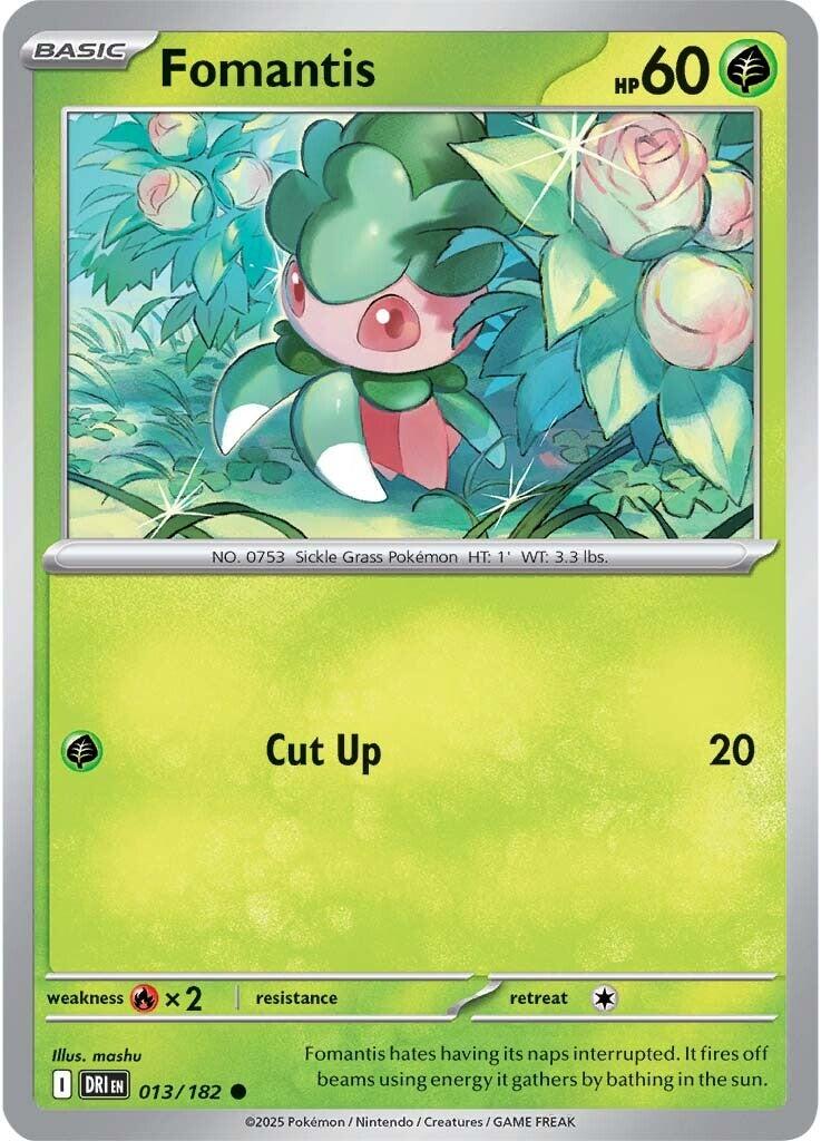 Fomantis (013/182) [Scarlet & Violet: Destined Rivals] | Exor Games Summserside