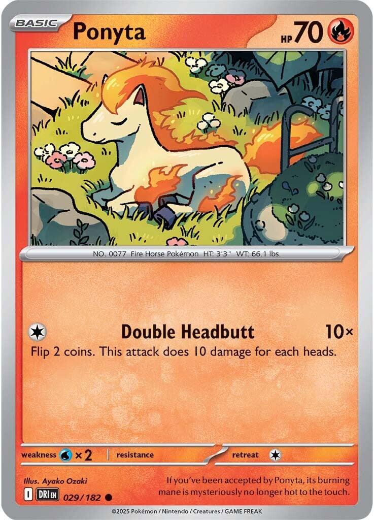 Ponyta (029/182) [Scarlet & Violet: Destined Rivals] | Exor Games Summserside