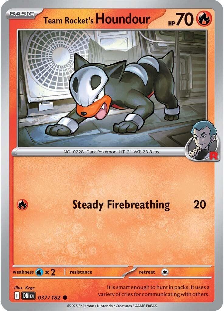 Team Rocket's Houndour (037/182) [Scarlet & Violet: Destined Rivals] | Exor Games Summserside
