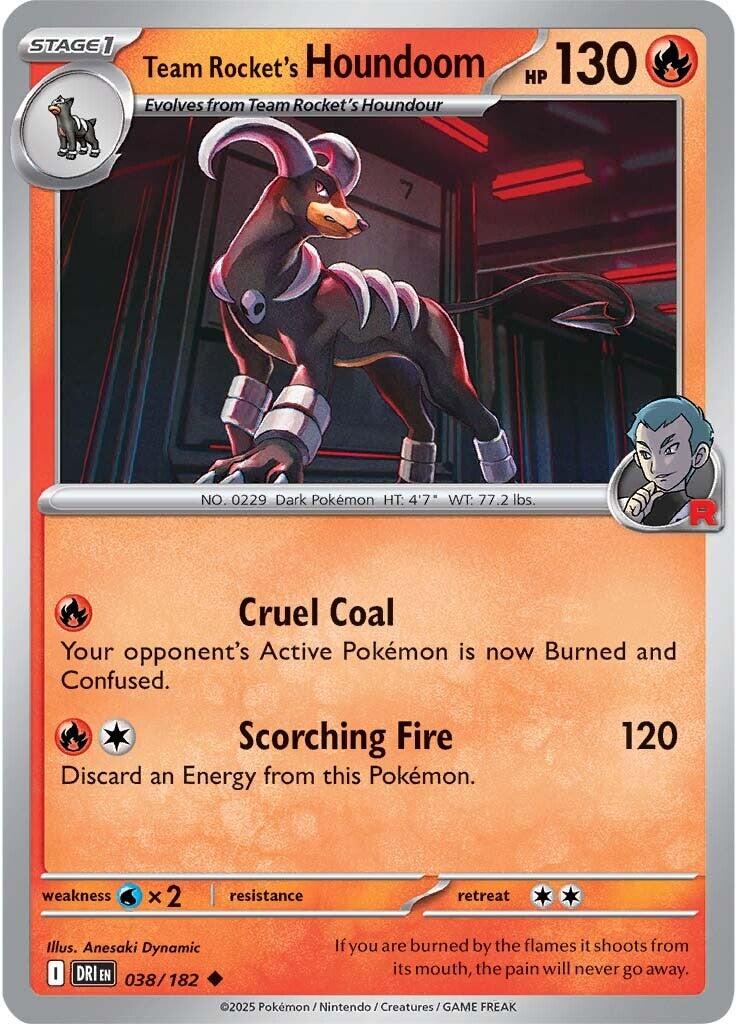 Team Rocket's Houndoom (038/182) [Scarlet & Violet: Destined Rivals] | Exor Games Summserside