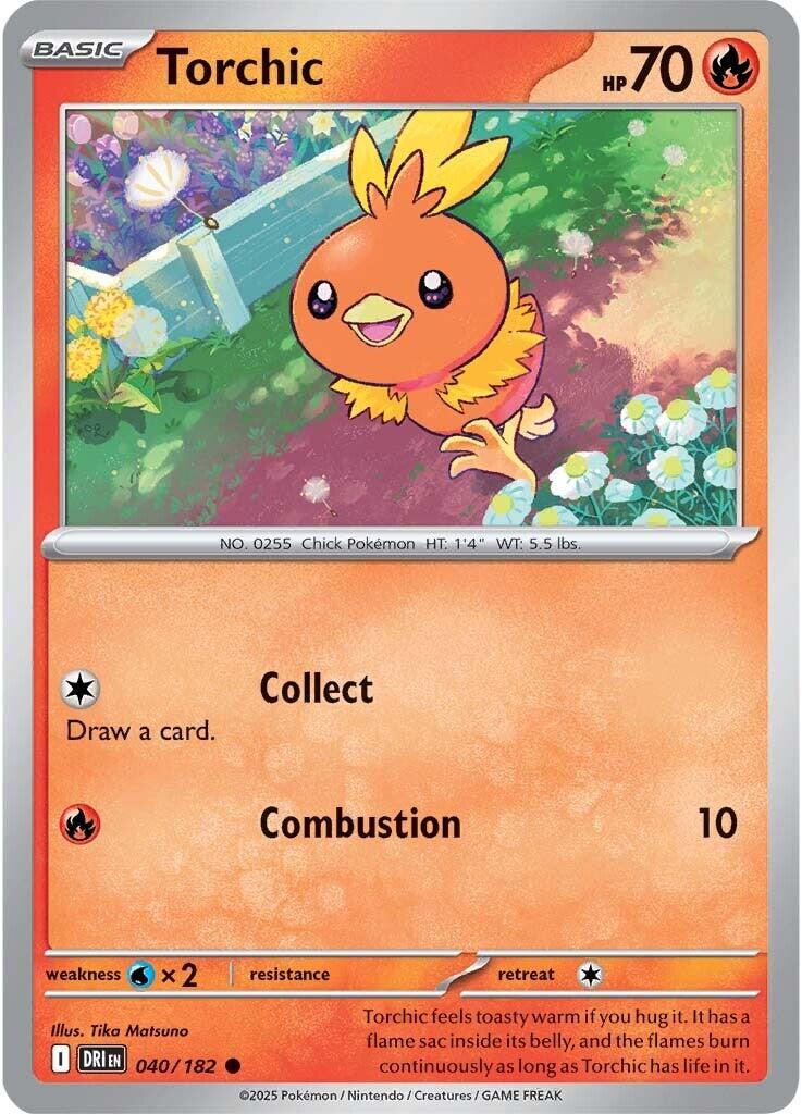 Torchic (040/182) [Scarlet & Violet: Destined Rivals] | Exor Games Summserside