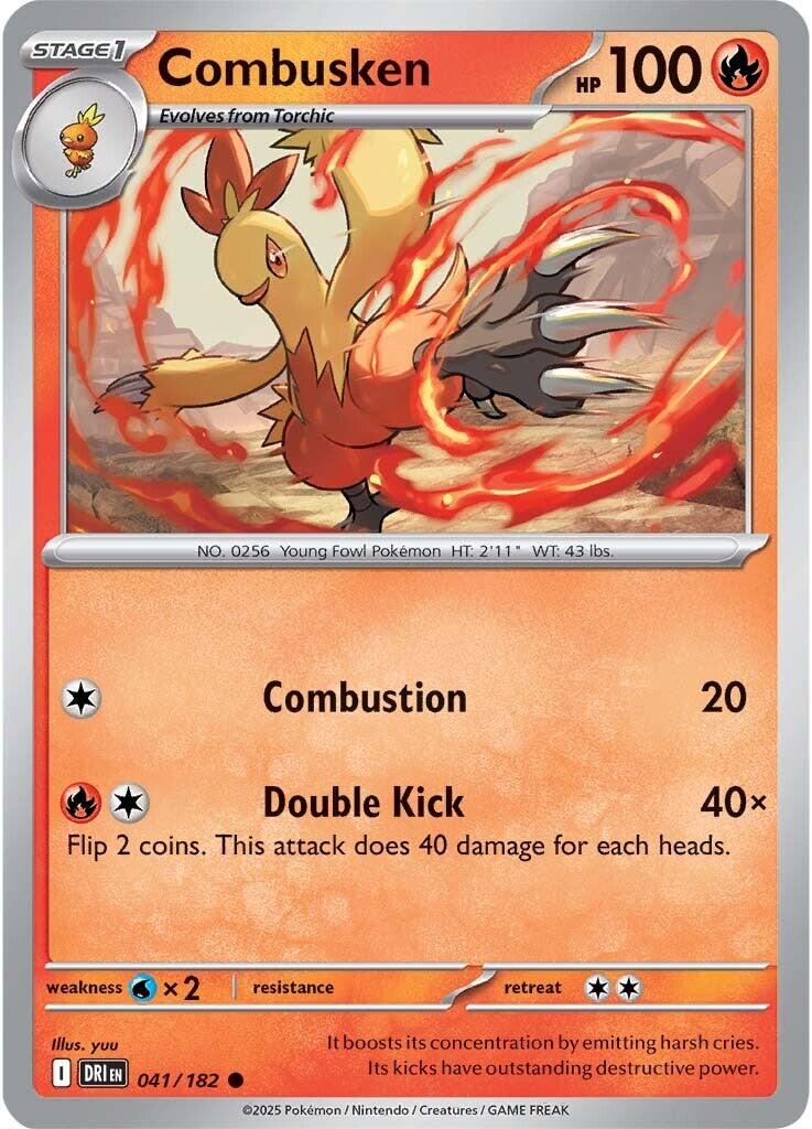 Combusken (041/182) [Scarlet & Violet: Destined Rivals] | Exor Games Summserside