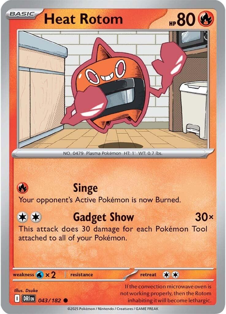 Heat Rotom (043/182) [Scarlet & Violet: Destined Rivals] | Exor Games Summserside