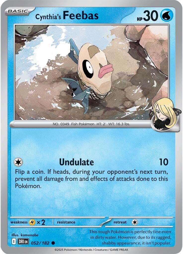 Cynthia's Feebas (052/182) [Scarlet & Violet: Destined Rivals] | Exor Games Summserside