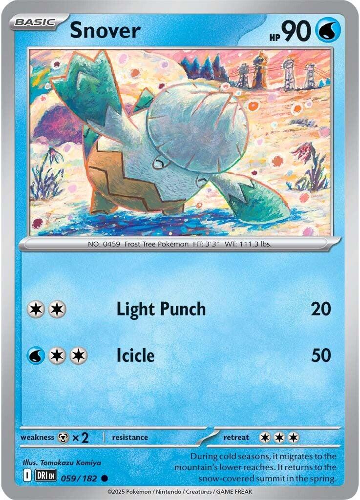 Snover (059/182) [Scarlet & Violet: Destined Rivals] | Exor Games Summserside