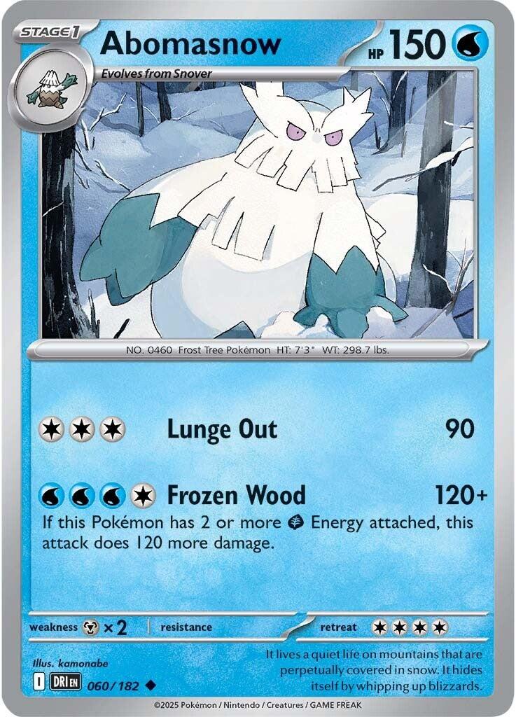 Abomasnow (060/182) [Scarlet & Violet: Destined Rivals] | Exor Games Summserside