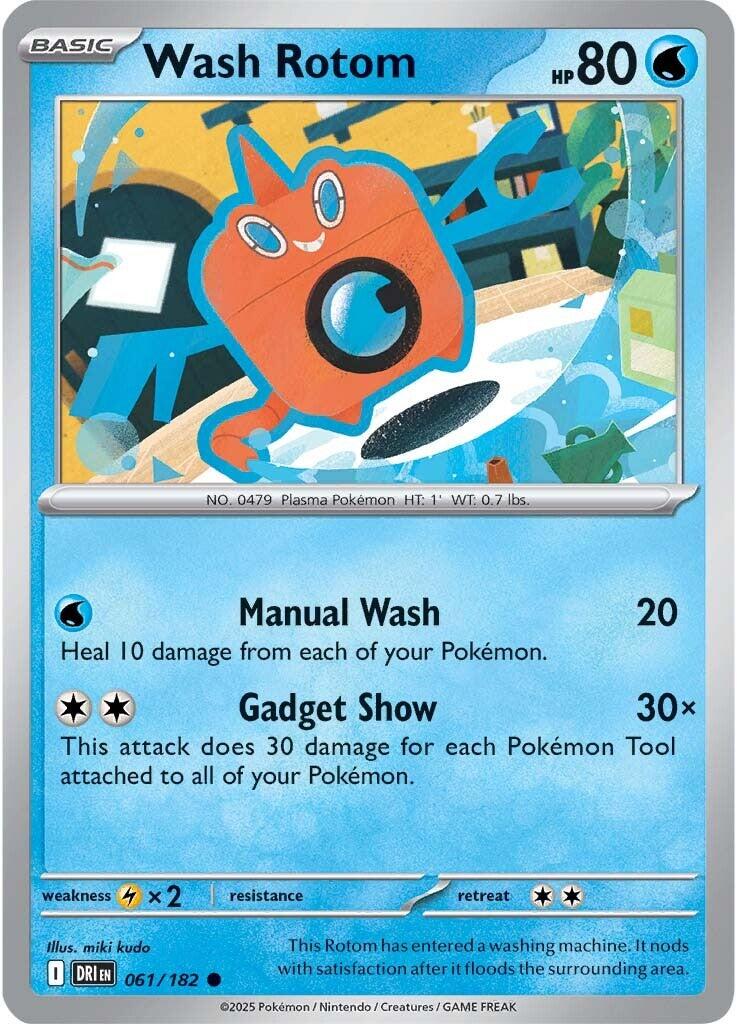 Wash Rotom (061/182) [Scarlet & Violet: Destined Rivals] | Exor Games Summserside